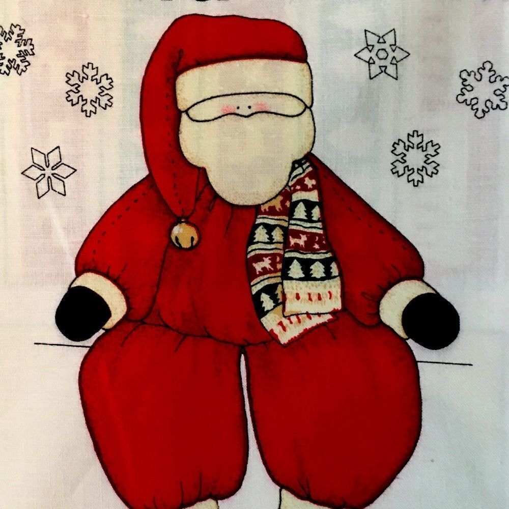 Fabric Panel Woodland Santa Cut & Sew DK